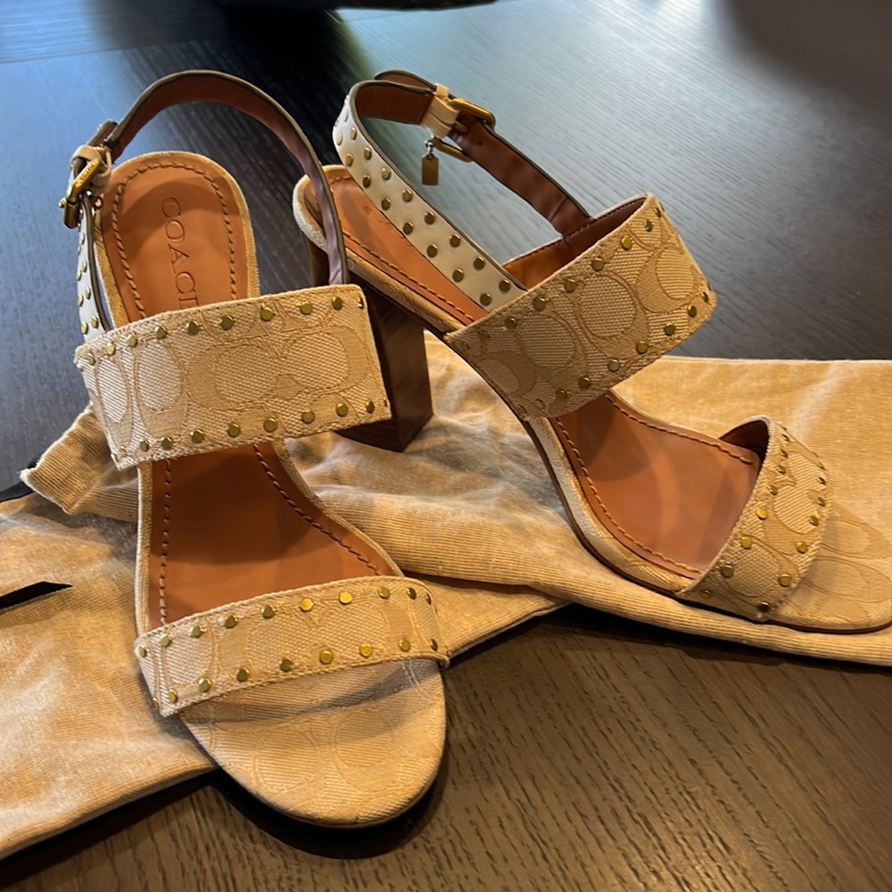 Coach high heel Sandals